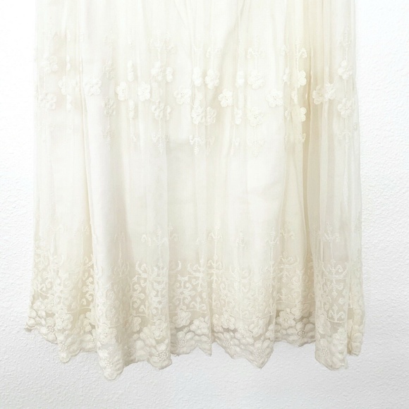 American Eagle Embroidered Mesh Babydoll Dress - Picture 5 of 8